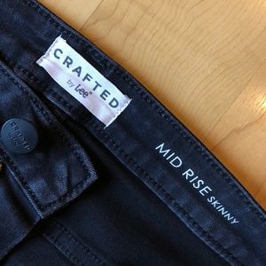 Lee slim leg mid-rise jeans, 8 Long